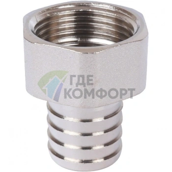 Штуцер ВР 1x25, никелированный Stout - фото 1