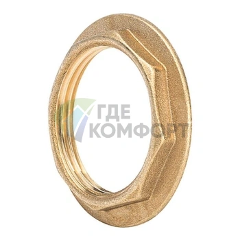 Контргайка STOUT с упором 1 1/4 латунная - фото 4