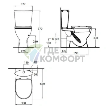 Подвесной унитаз-компакт Ideal Standard Oceane Junior: стиль и легкий уход - фото 2