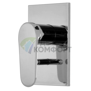 Смеситель встраиваемый FIMA Carlo Frattini Next для двух источников, хром (F3949X2CR) - фото 1