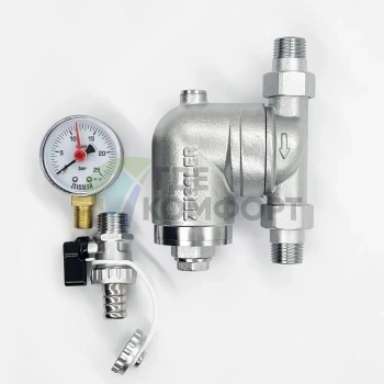 Фильтр Zeissler 100 мкм, с манометром, ZSf.303.0104N 1/2