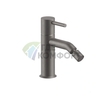 Смеситель для биде Fantini Nostromo Matt Gun Metal PVD, 1 отверстие (50 P5 E808F) - фото 1