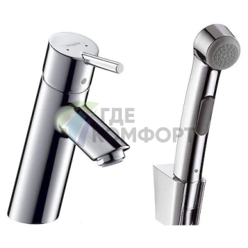 Смеситель Hansgrohe Talis S2 для раковины с гигиеническим душем — 32140000