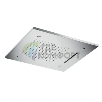 Душевая лейка потолочная встраиваемая Almar 500x500 мм, 3 режима, нержавеющая сталь (E044140.MS) - фото 1