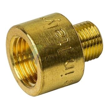 Переходник STOUT ВН 1/4 x 1/8 внутренняя/наружная резьба латунный - фото 3