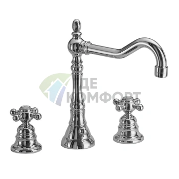 Смеситель для раковины FIMA|Carlo Frattini Elizabeth с вращающимся изливом, хром (F5081CR) - фото 1