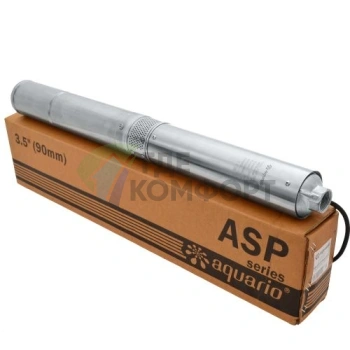 Скважинный насос Aquario ASP1E-60-90 c встроенным конденсатором для надежного водоснабжения - фото 3