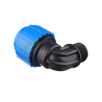 Уголок с наружной резьбой 25x3/4 ПНД Политэк - фото 2