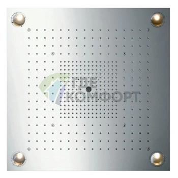 Потолочный душ AX ShowerHeaven с подсветкой 720x720 мм, нержавеющая сталь (10627800) - фото 1