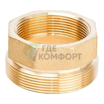 Разъемное соединение STOUT американка ВН с плоским уплотнением 2 латунное - фото 3