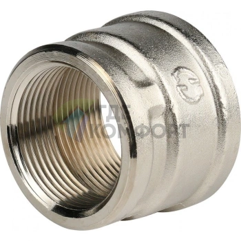 Муфта STOUT ВВ 1 1/2 x 1 1/4 никелированная - фото 3