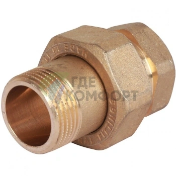 Разъемное соединение американка ВН 3/4 уплотнение под гайкой o-ring кольцо Stout - фото 1