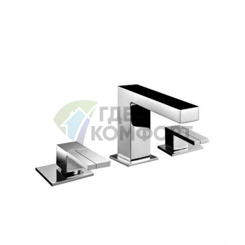 Смеситель для раковины Fantini AR/38 с донным клапаном, 3 отверстия, хром (38 02 5304S) - фото 1