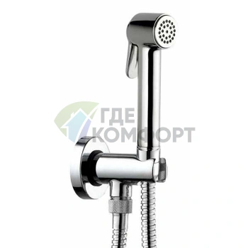 Гигиенический душ BOSSINI PALOMA с держателем, шланг 1250 мм, хром (C69038B.030) - фото 1