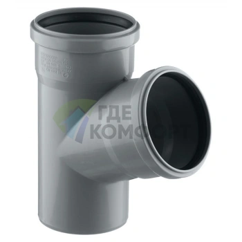 Тройник канализационный HTEA 110х110/67° Ostendorf - фото 2