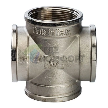 Крестовина STOUT ВВ 2 внутренняя резьба никелированная - фото 3