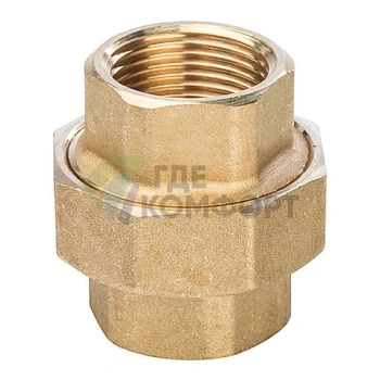 Разъемное соединение STOUT с внутренней резьбой американка ВB 1 латунное - фото 2