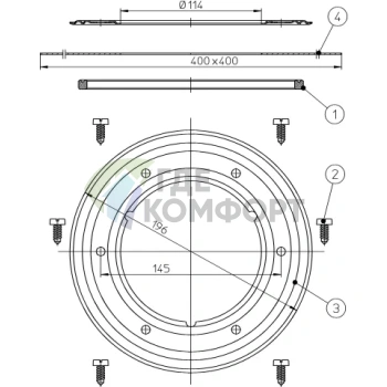 Гидроизоляционный фланец HL83 - фото 2
