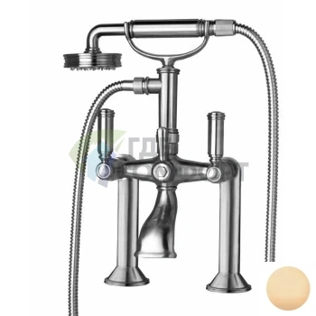 Смеситель для ванны Bossini Liberty с душем, античная бронза (Z001106.022) - фото 1