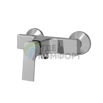 Настенный смеситель для душа FIMA Carlo Frattini Fit без душевого комплекта, хром (F3385/1CR) - фото 1