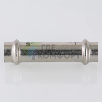 Пресс-муфта надвижная 15 мм х 15 из нержавеющей стали VTi.904.I.001515 VALTEC (ВАЛТЕК) - фото 4