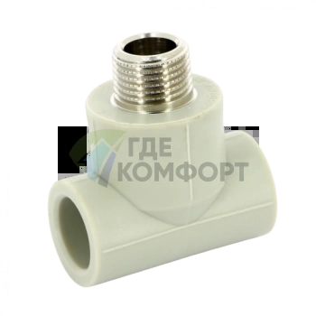 Тройник PPR с наружной резьбой 20x1/2 FV-Plast - фото 4