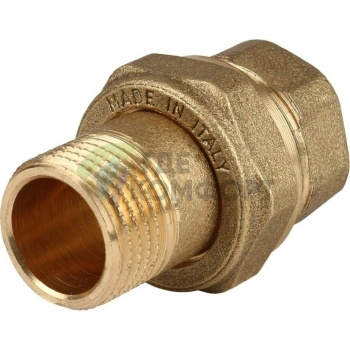 Разъемное соединение американка прямое 1, латунное Itap (Итап) - фото 1