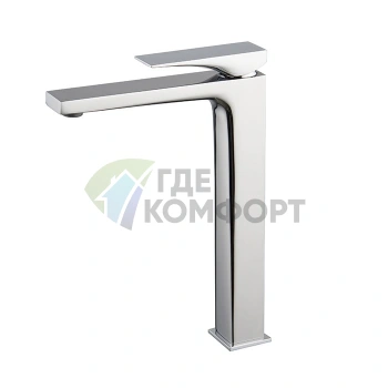 Смеситель для раковины FIMA Carlo Frattini Zeta, 288 мм, донный клапан click-clack, хром (F3961/HNCR) - фото 1