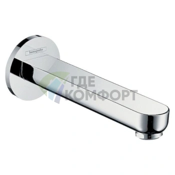 Высокий смеситель Hansgrohe Metropol S для ванны