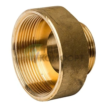 Переходник STOUT ВН 2 x 1 1/4 внутренняя/наружная резьба латунный - фото 3