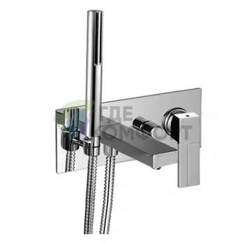 Смеситель для ванны Fantini AR/38 встраиваемый, двухвентильный, хром (38 02 3320SB) - фото 1