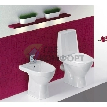 Унитаз-компакт подвесной IFO Frisk 21010000 с микролифтом - фото 2