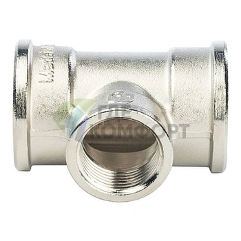 Stout Тройник ВВ переходной никелированный 1X3/4X1 - фото 2