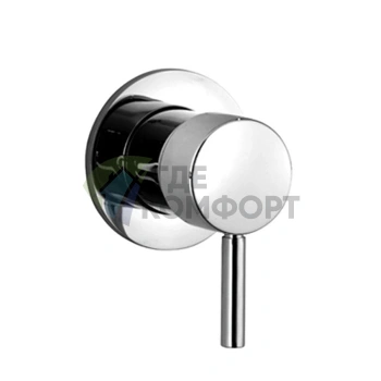 Встраиваемый смеситель для душа Fantini Nostromo на 1 источник, хром (50 02 E863B) - фото 1