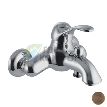 Смеситель для ванны Carlo Frattini FIMA: настенный, бронза (F3304/1BR) - фото 1