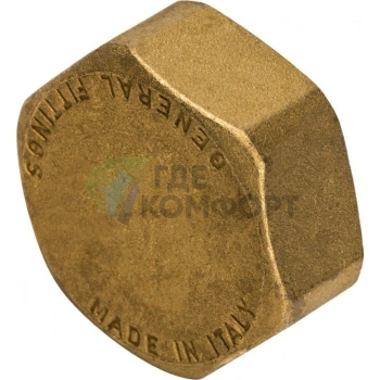 Заглушка STOUT ВР 1 внутренняя резьба латунная - фото 4