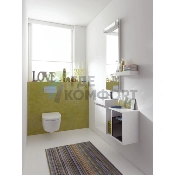 Подвесной унитаз Keramag iCon xs безободковый компактный - фото 3