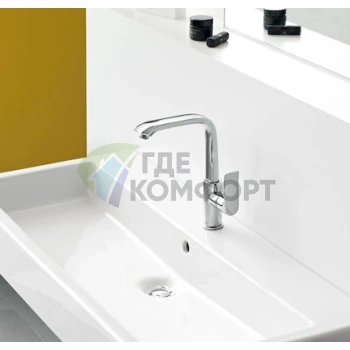 Смеситель для раковины Hansgrohe Metris 31087000: однорычажный с выдвижной лейкой - фото 3