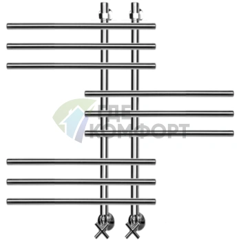 Полотенцесушитель Ника ЛБ5 Лесенка модель Б5 Стандарт 80x80 водяной - фото 1