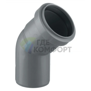 Отвод канализационный HTB 50 45° Ostendorf - фото 2