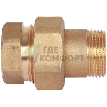 Разъемное соединение американка ВН 3/4 уплотнение под гайкой o-ring кольцо Stout - фото 4