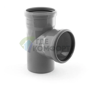 Тройник канализационный HTEA 75х75/90° Ostendorf