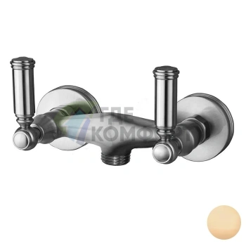 Смеситель для душа Bossini Liberty наружный с выходом 1/2 в цвете античная бронза (Z001101.022) - фото 1