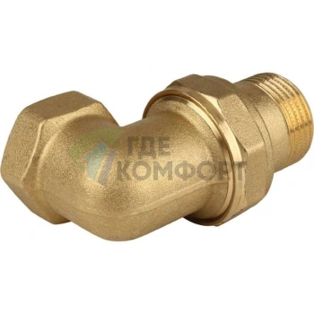 Разъемное соединение американка угловое 1, латунное Itap - фото 2