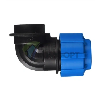 Уголок с внутренней резьбой 25x3/4 ПНД Политэк - фото 3