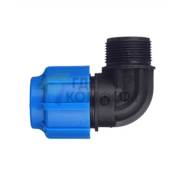 Уголок с наружной резьбой 32x1 1/4 ПНД Политэк - фото 1