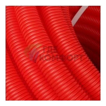 Труба Stout гофрированная ПНД-цвет красный-наружным диаметром 32 мм для труб диаметром до 25 мм - фото 4