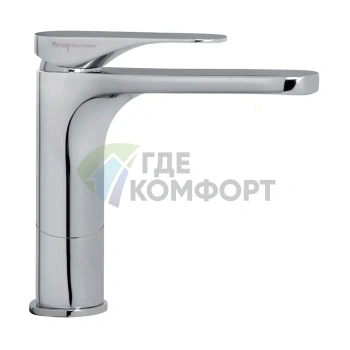 Смеситель для раковины FIMA Carlo Frattini с донным клапаном click-clack, хром (F3721LCR.WS) - фото 1