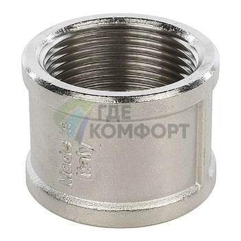 Муфта STOUT ВВ 1 1/4 внутренняя резьба никелированная - фото 1