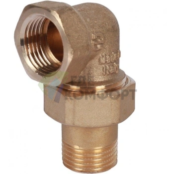 Разъемное угловое соединение, американка ВН 1/2 уплотнение под гайкой o-ring кольцо Stout - фото 4